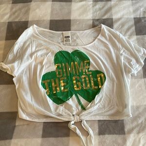 VS Pink ST PATRICKS DAY Crop Top